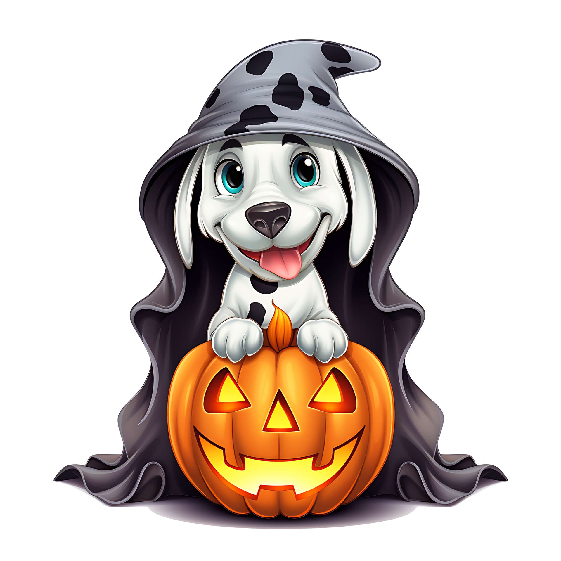Halloween Dog AI Generated 29318177 PNG