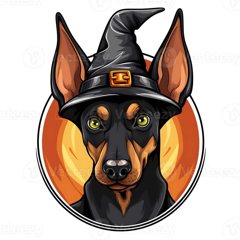 Halloween Dog AI Generated png