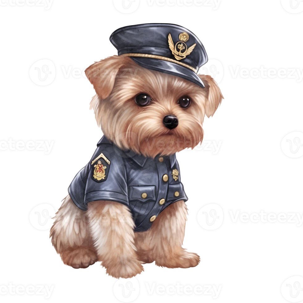 Police Dog Clipart PNG AI Generated