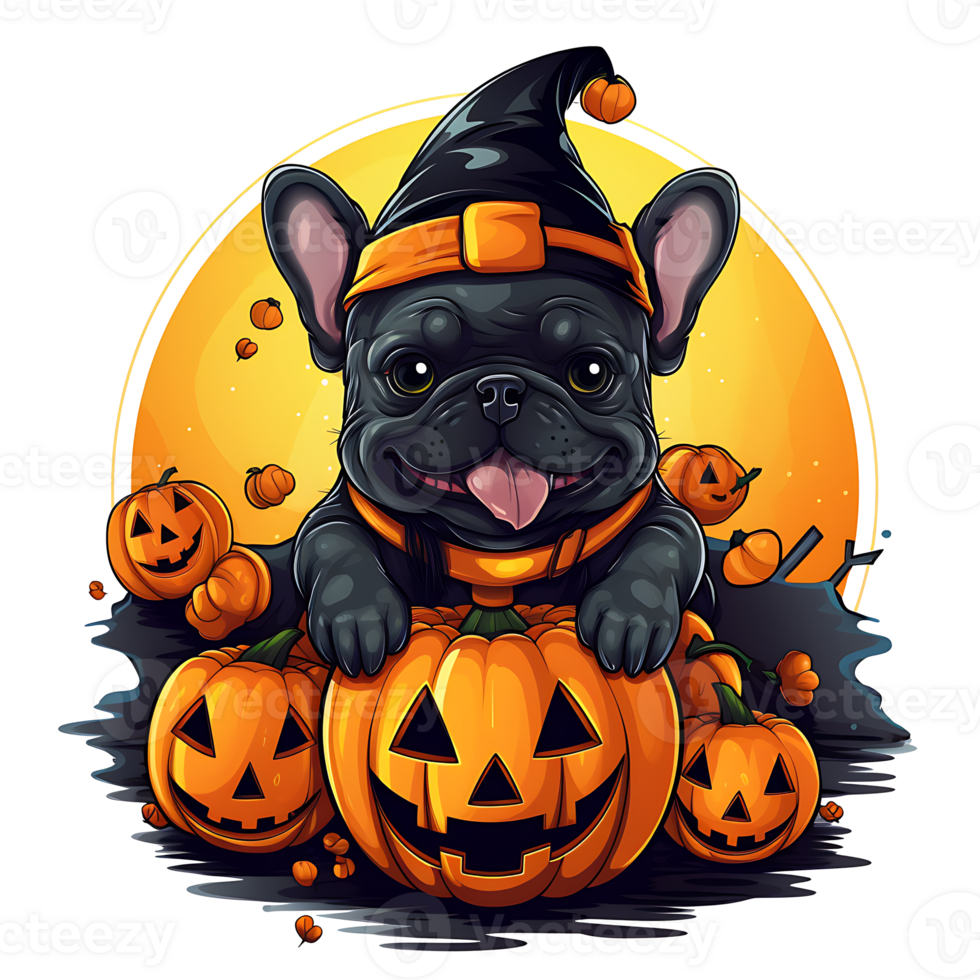 Halloween Dog AI Generated 29318382 PNG