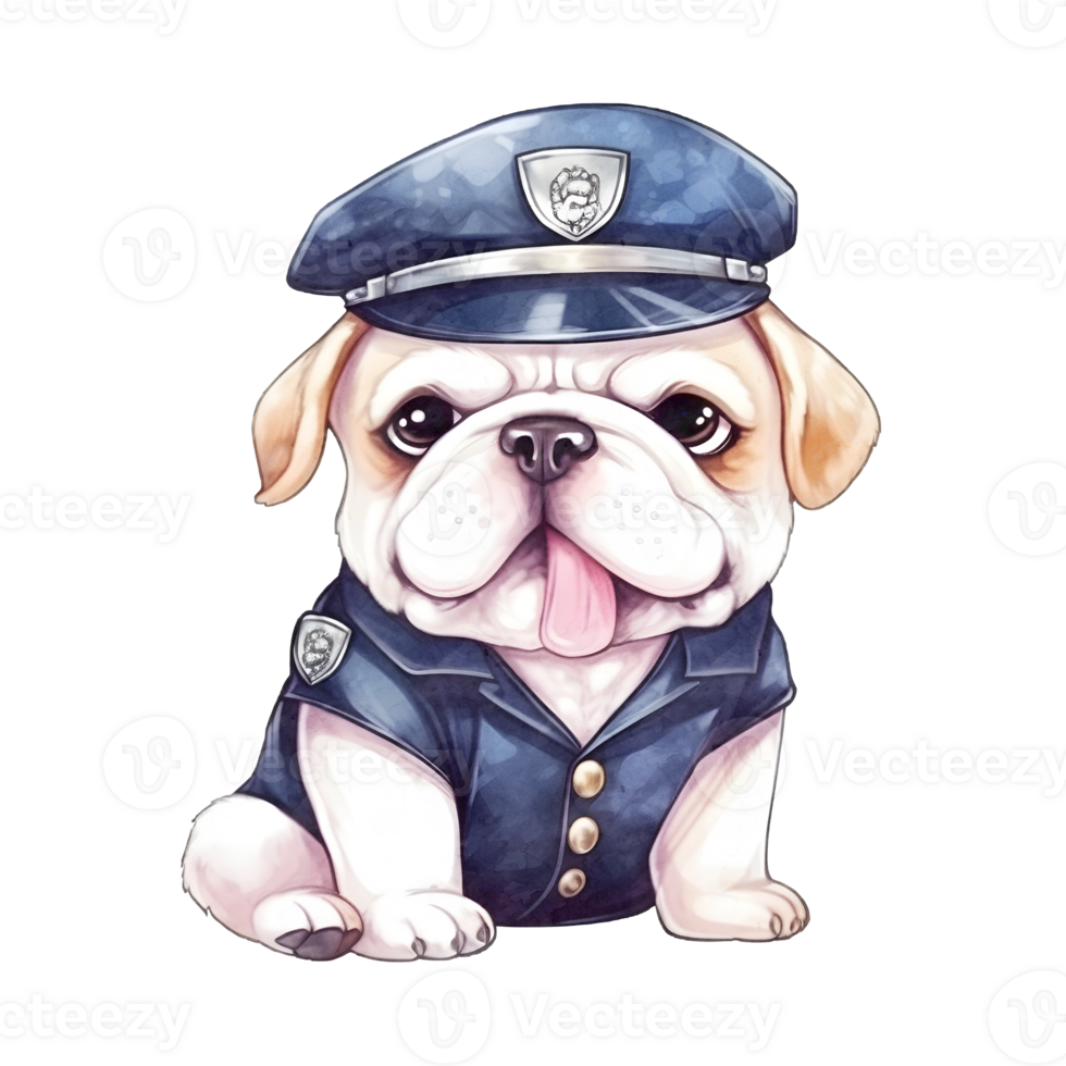 Police Dog Clipart PNG AI Generated