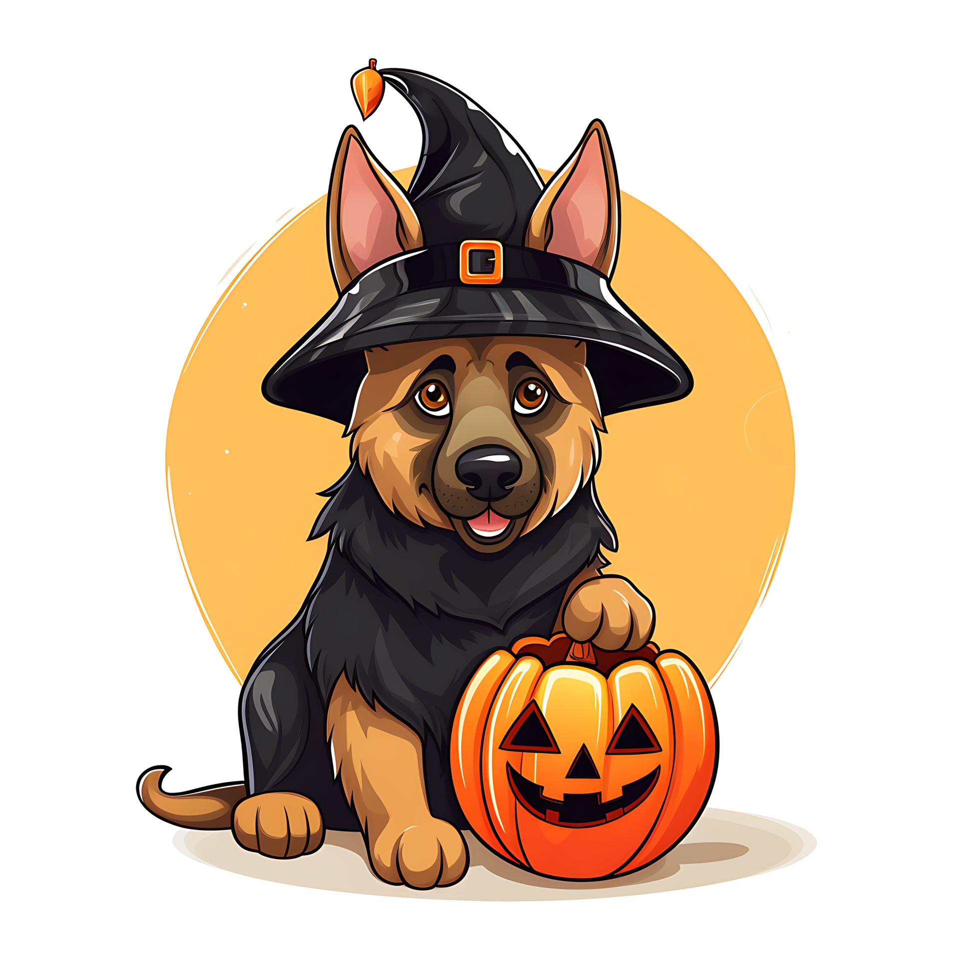 Halloween Dog AI Generated 29318489 PNG
