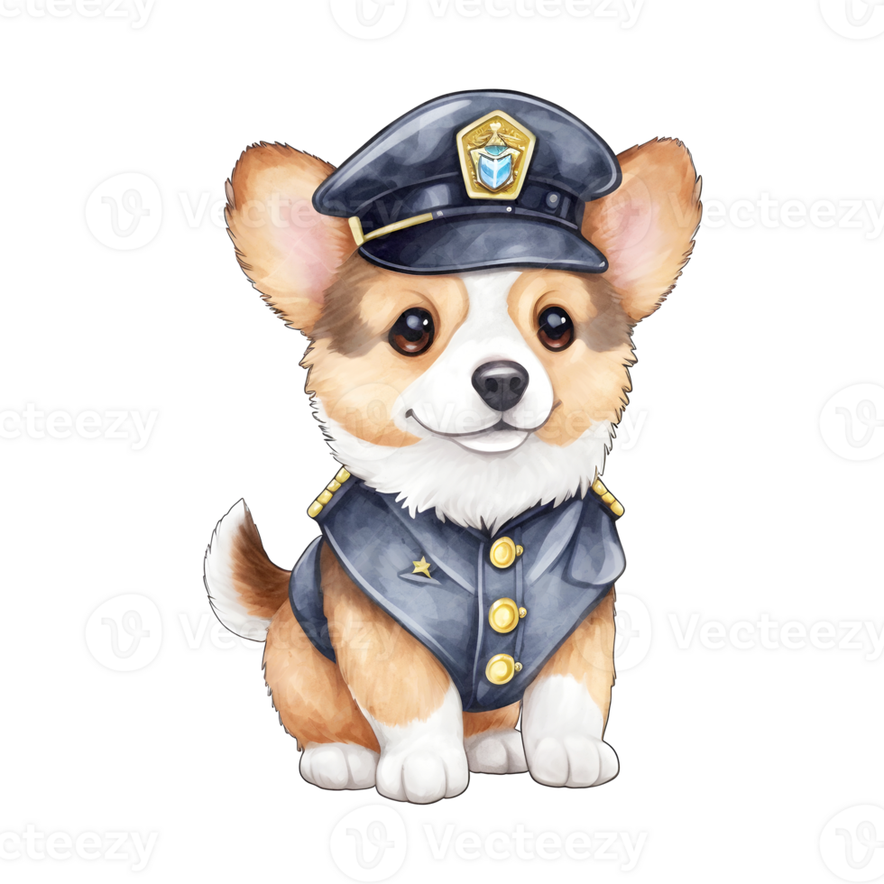 Police Dog Clipart PNG AI Generated 29318504 PNG