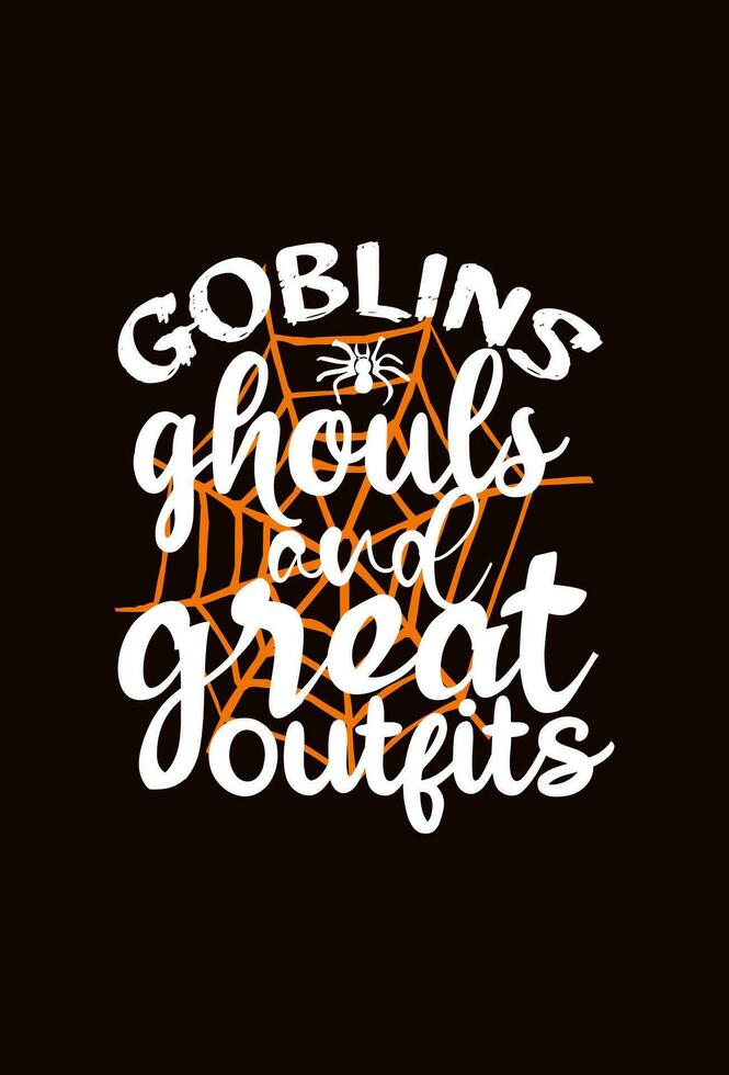 Vector Halloween t shirt design poster