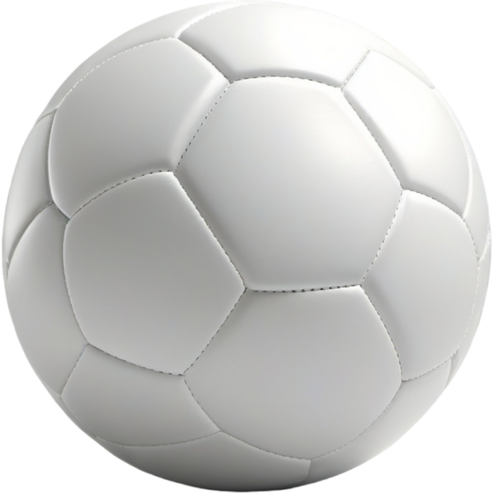 White soccer ball. AI Generative png