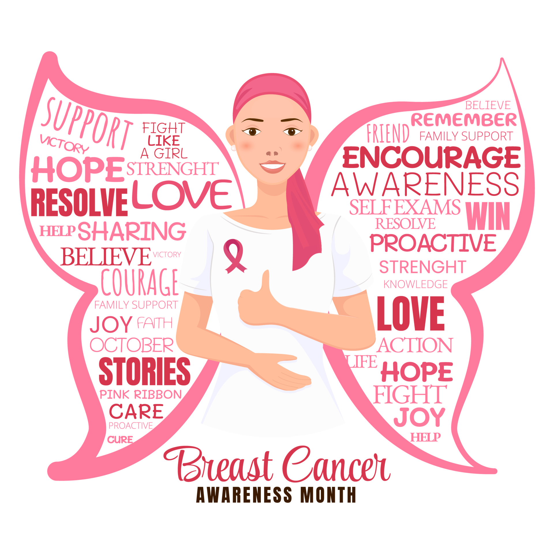 Breast Cancer Survivor Support Campaign 29319120 PNG