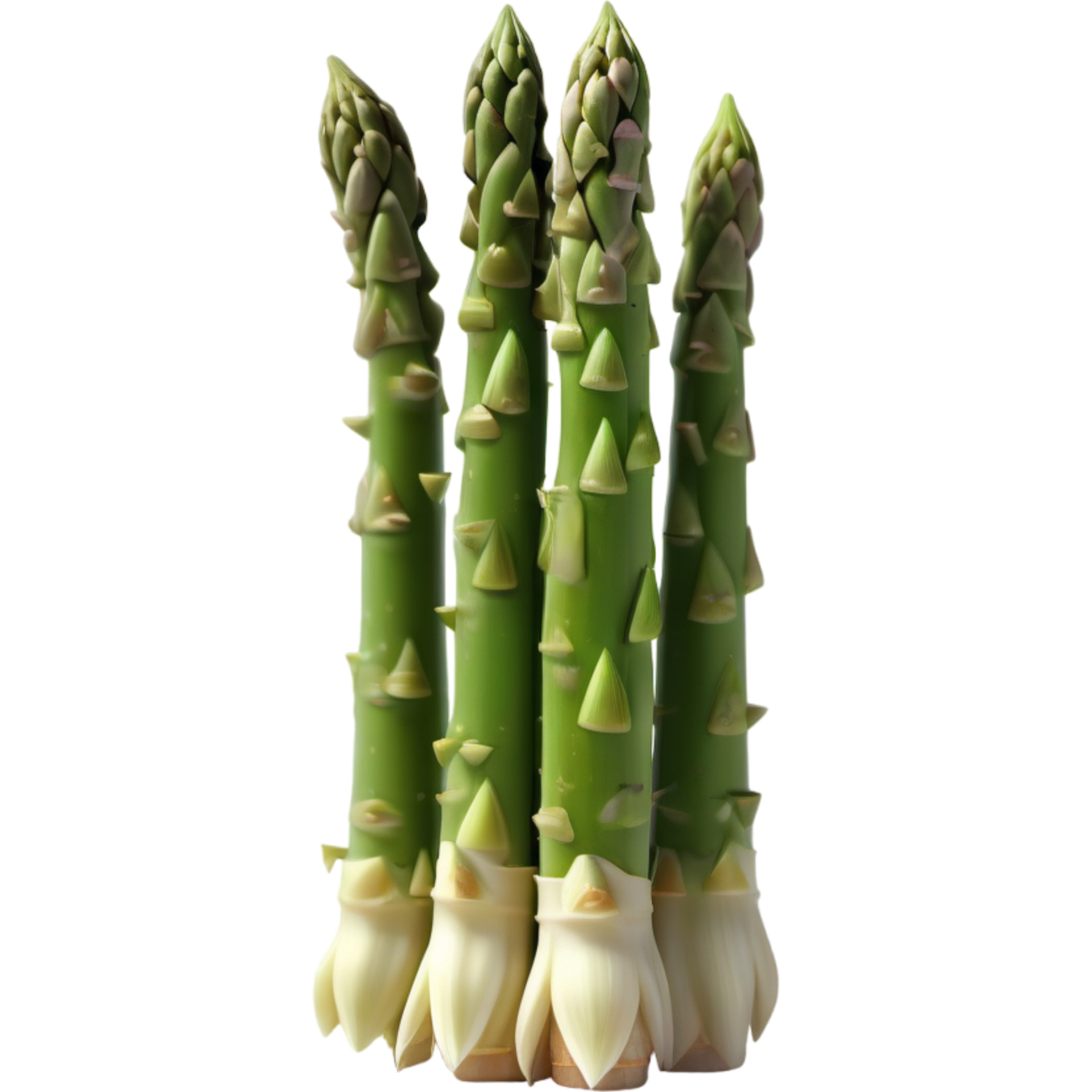 Green asparagus 3D illustration. AI Generative 29319165 PNG