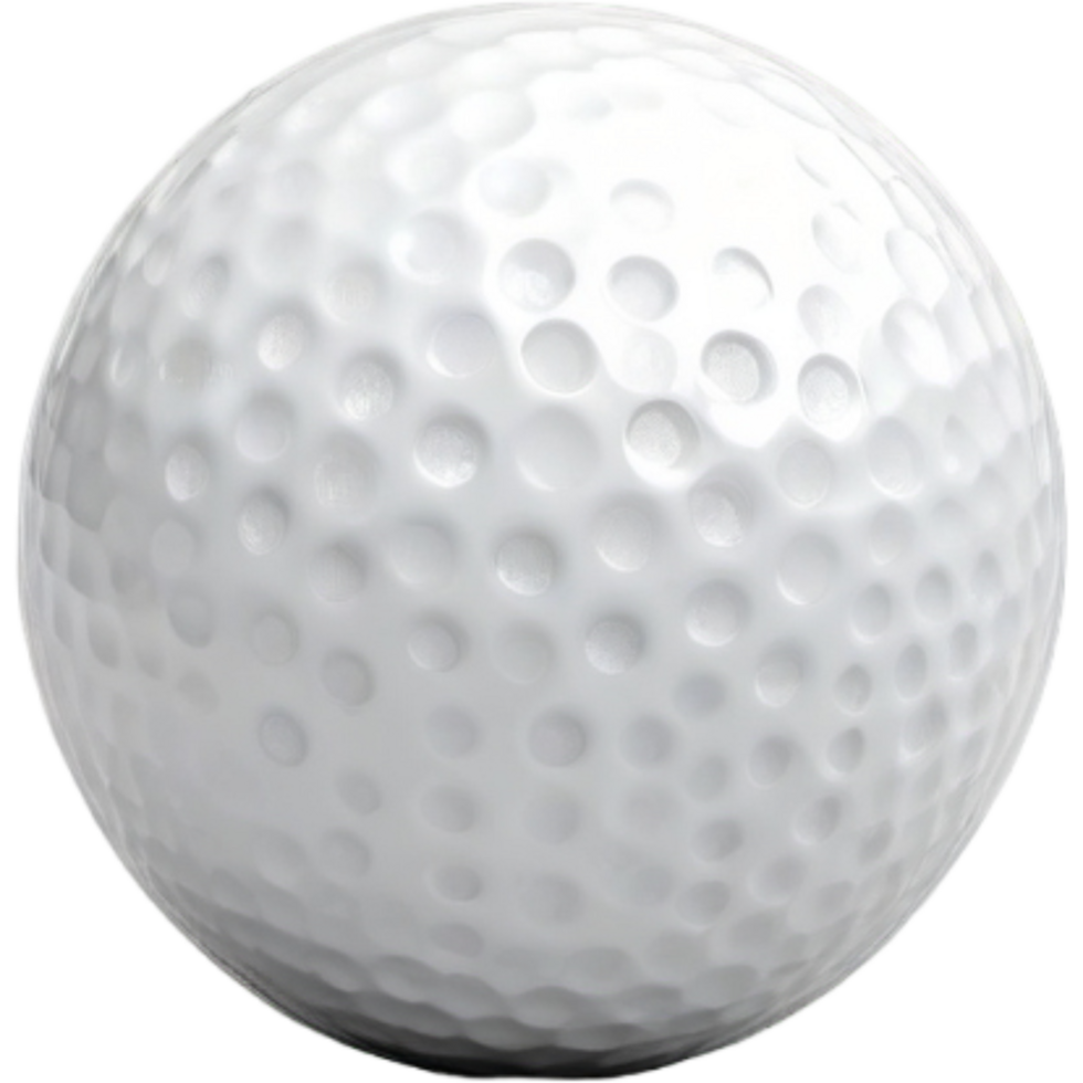 blanc le golf balle. ai génératif png