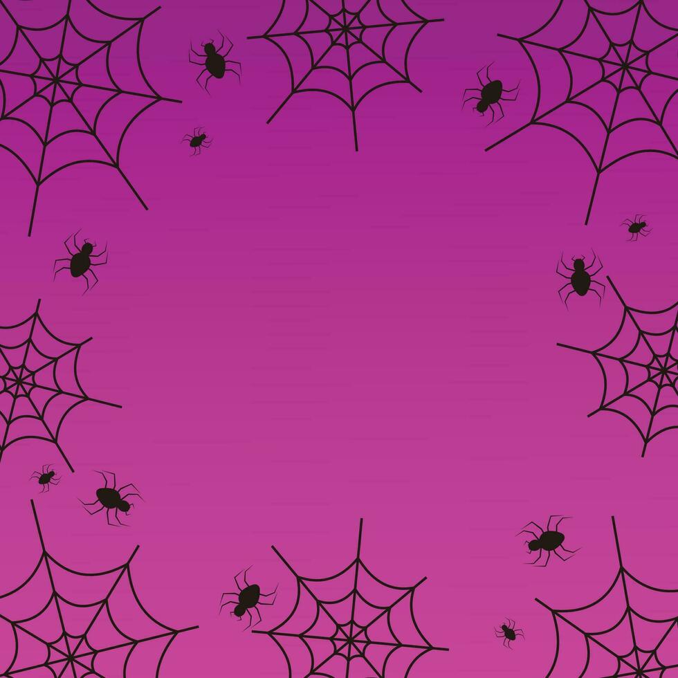 halloween celebration background, gradient vector with simple ornament.