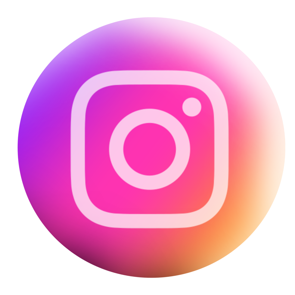 instagram icône isolé sur transparent Contexte social médias app symbole haute résolution png