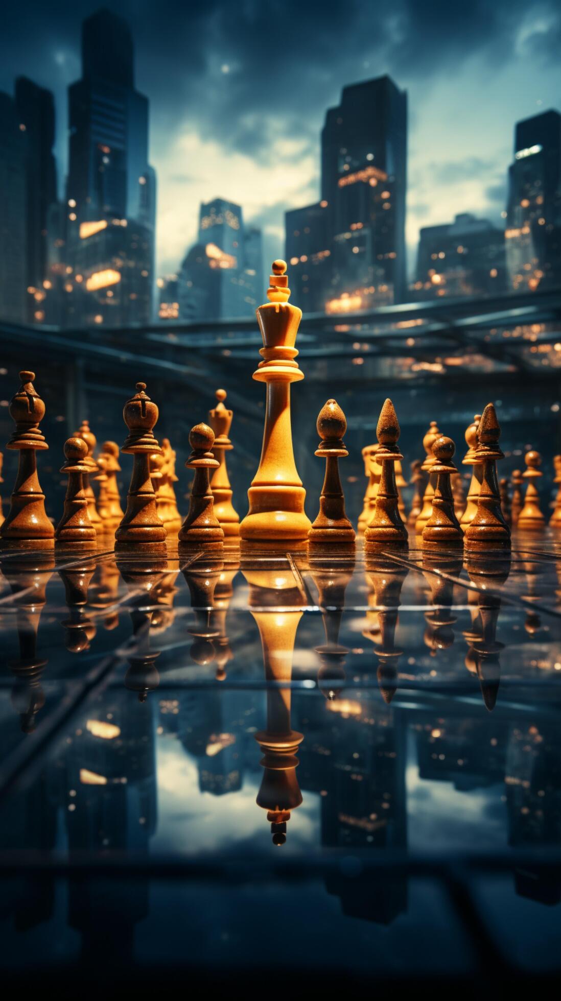 16 Glowing Chess Wallpapers Graphic by HipFonts · Creative Fabrica