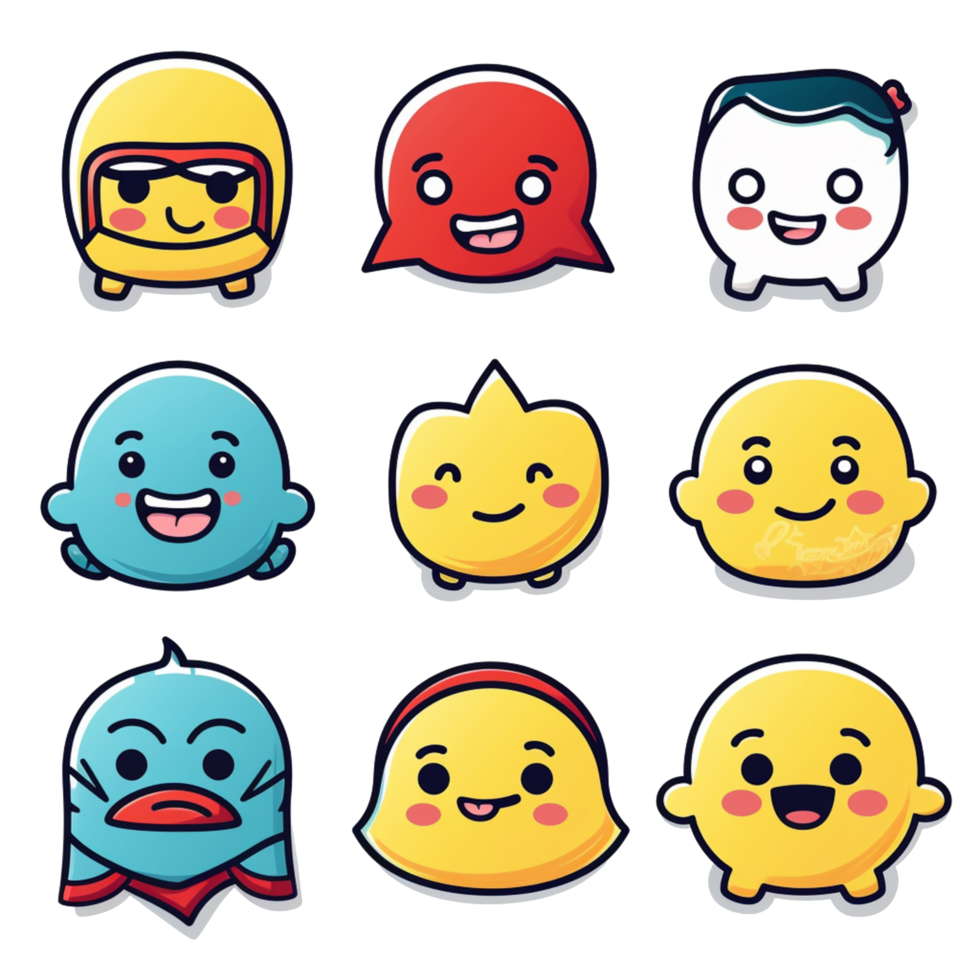 Cartoon Superhero Characters Cute and Colorful Heroes Uniting for Fun and Adventure png