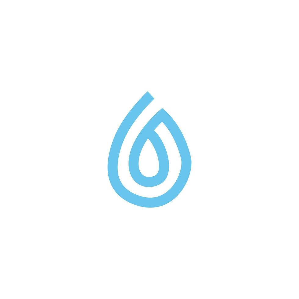 Water drop icon design. Modern droplet icon symbol. Creative vector illustration.