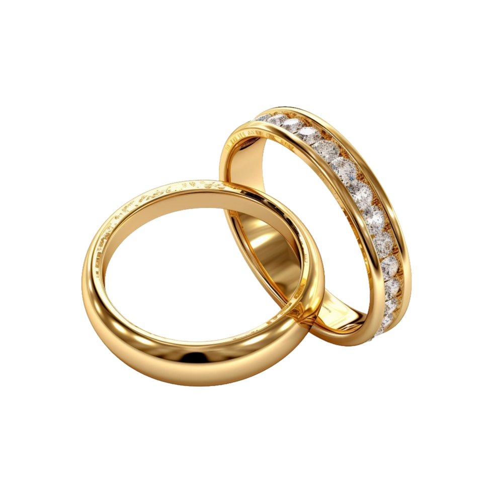 matrimonio Boda anillo ai generado png