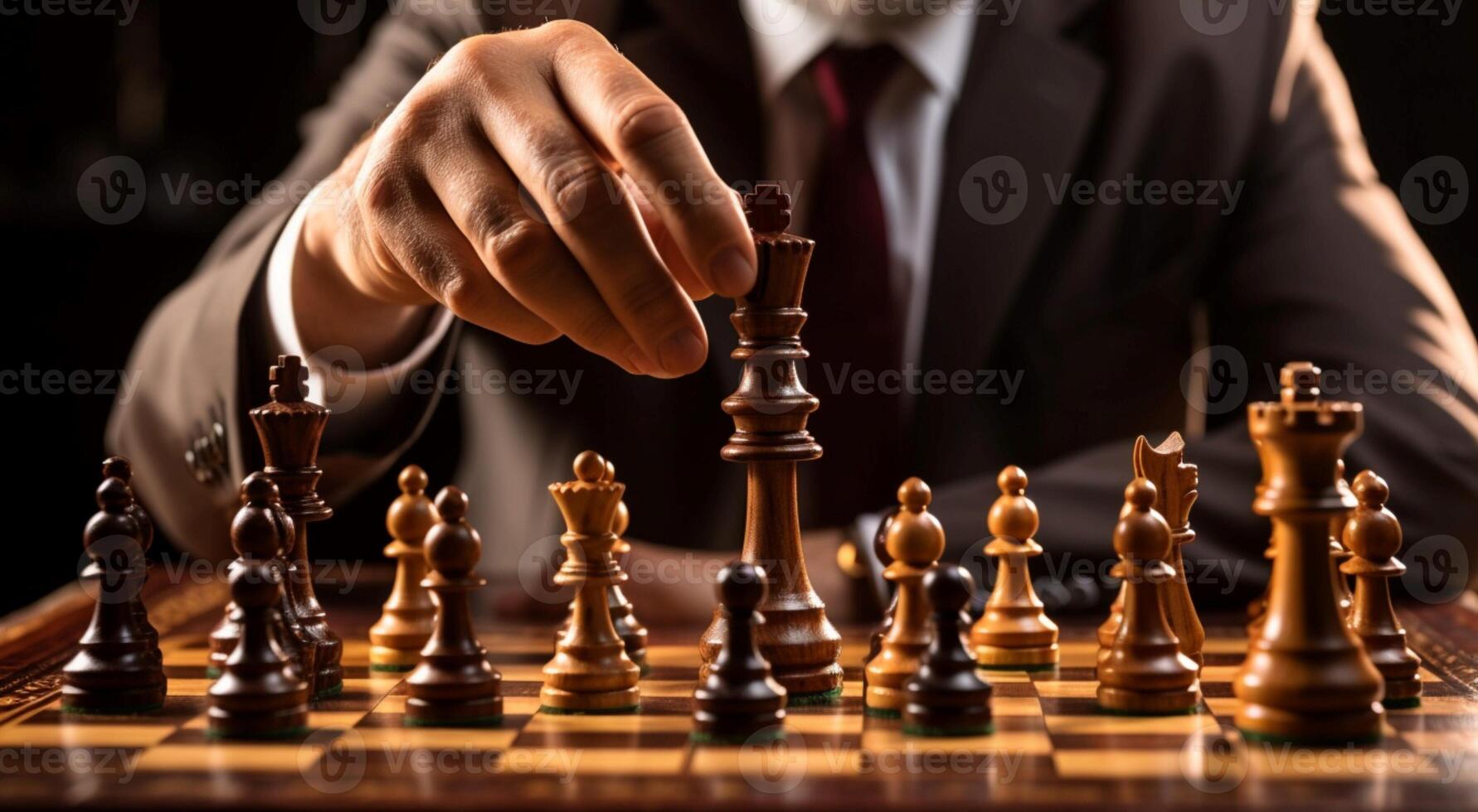 In the world of business, a chess piece symbolizes strategic financial  decisions Vertical Mobile Wallpaper AI Generated 31596907 Stock Photo at  Vecteezy