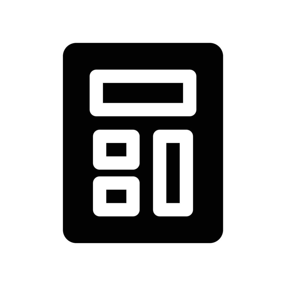 calculator solid icon. vector icon for your website, mobile, presentation, and logo design.