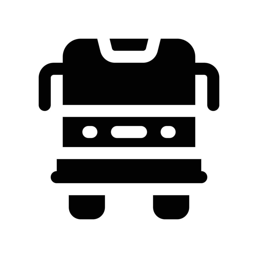 bus solid icon. vector icon for your website, mobile, presentation, and logo design.