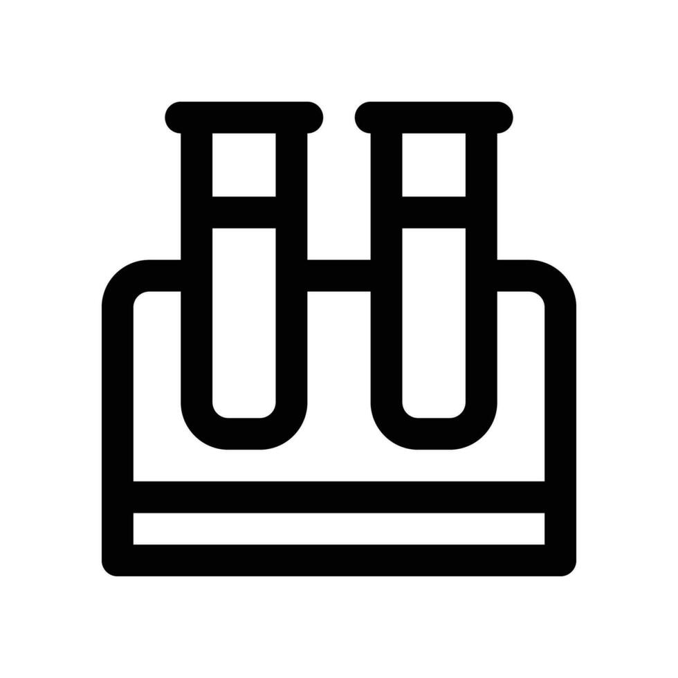 test tube line icon. vector icon for your website, mobile, presentation, and logo design.