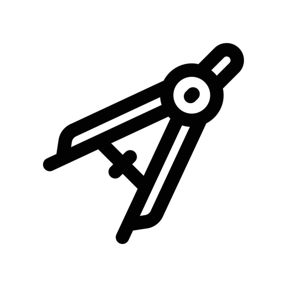 drawing compass line icon. vector icon for your website, mobile, presentation, and logo design.