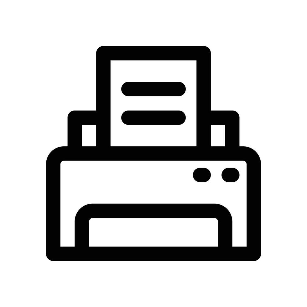 printer line icon. vector icon for your website, mobile, presentation, and logo design.