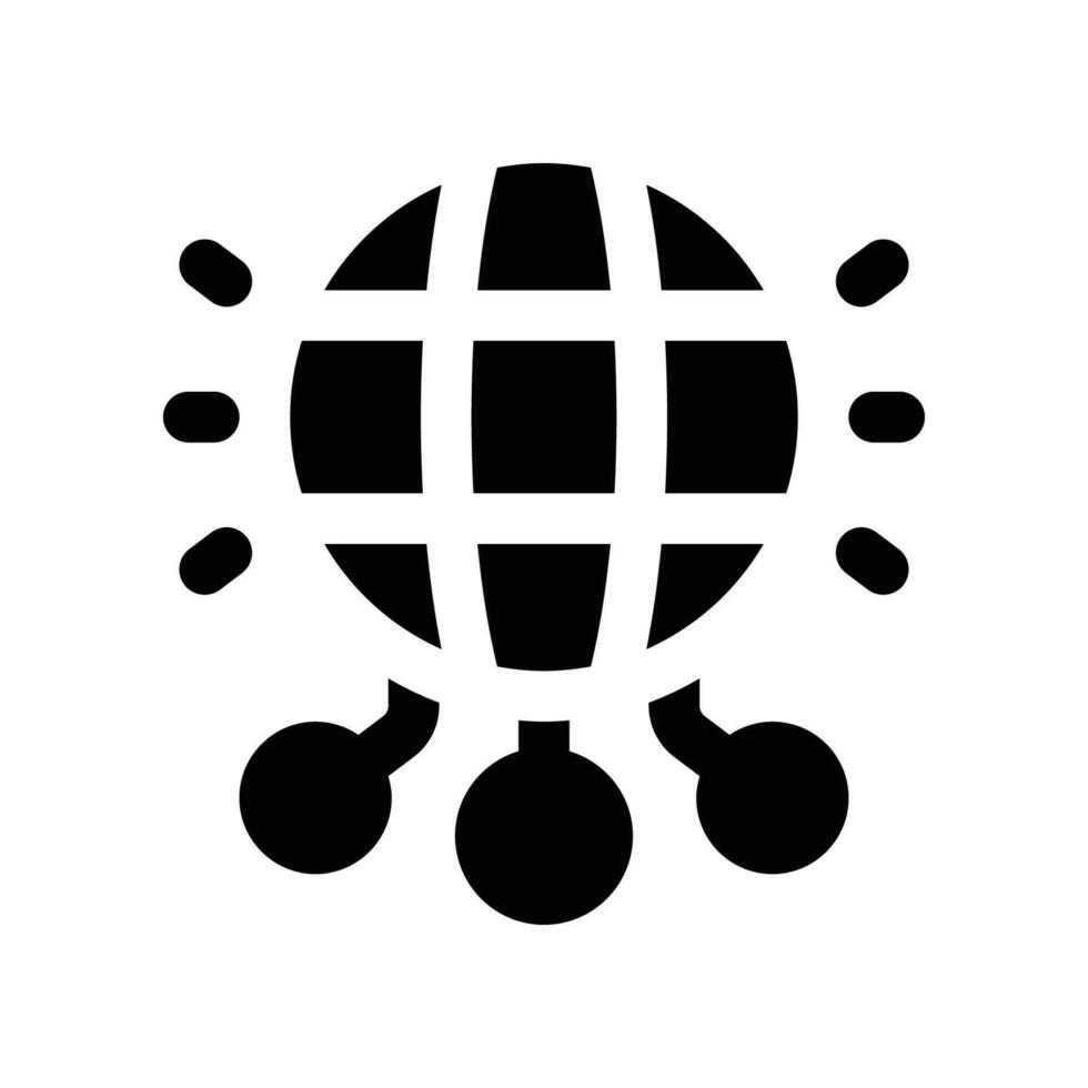 global network solid icon. vector icon for your website, mobile, presentation, and logo design.