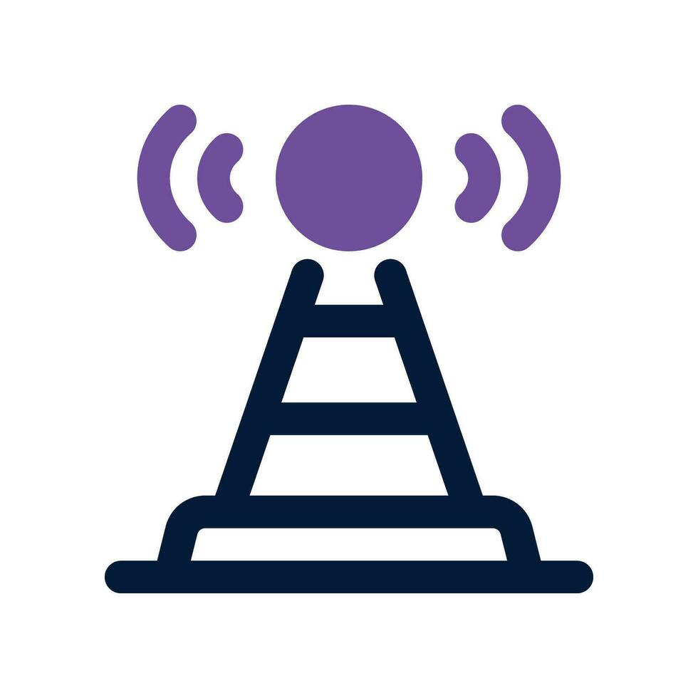 antenna dual tone icon. vector icon for your website, mobile, presentation, and logo design.