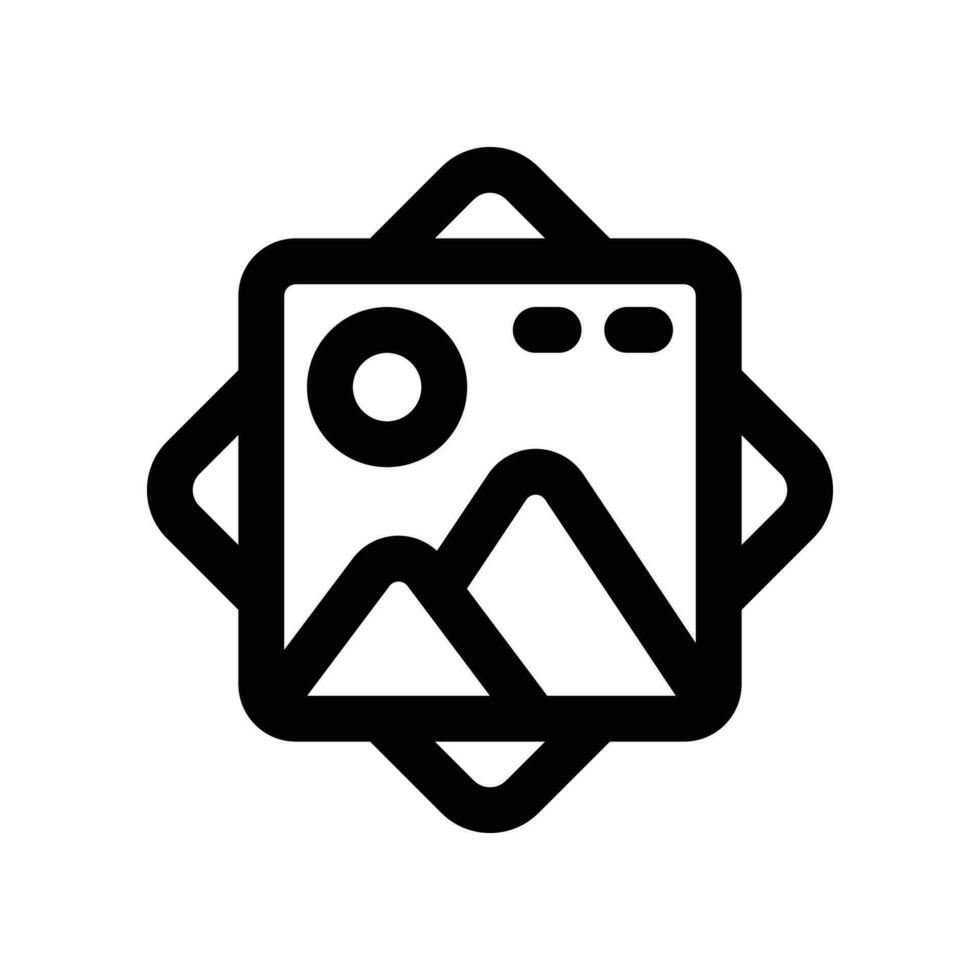 image line icon. vector icon for your website, mobile, presentation, and logo design.
