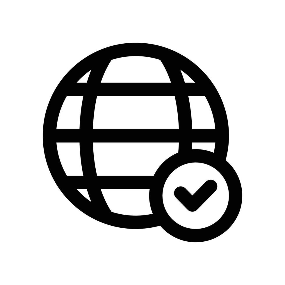 internet line icon. vector icon for your website, mobile, presentation, and logo design.