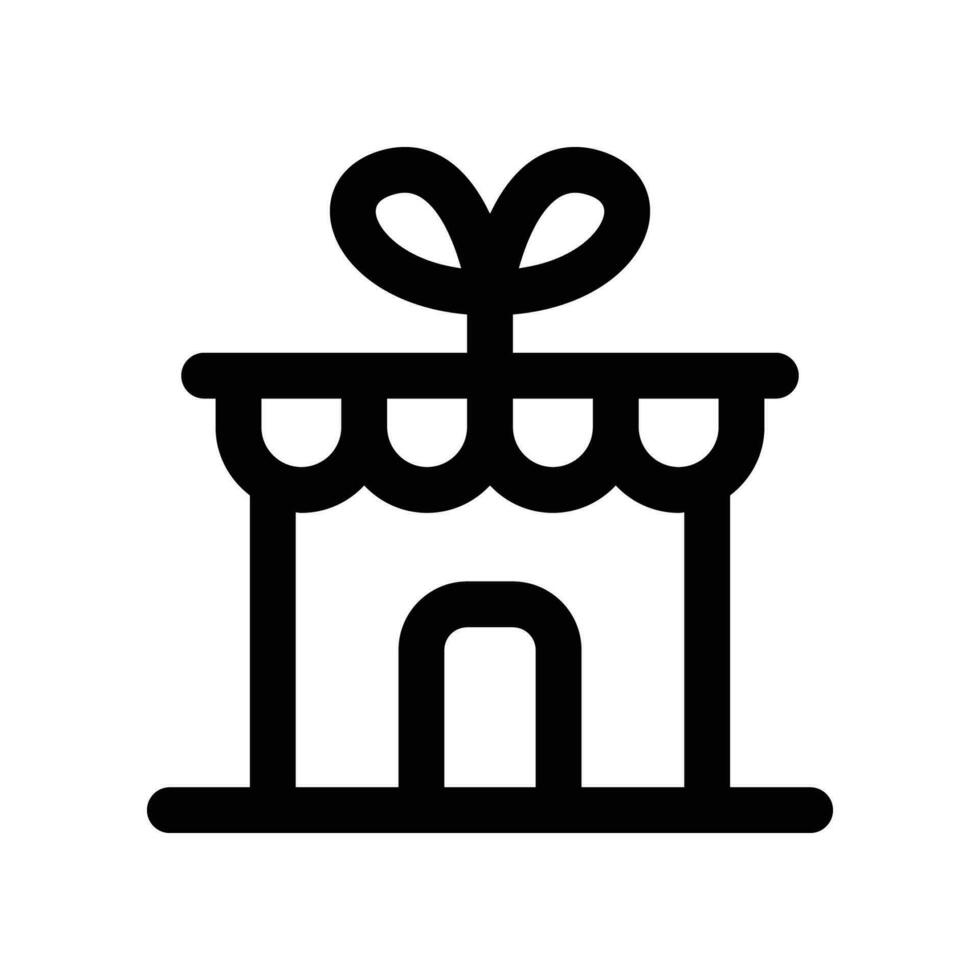 growth shop line icon. vector icon for your website, mobile, presentation, and logo design.