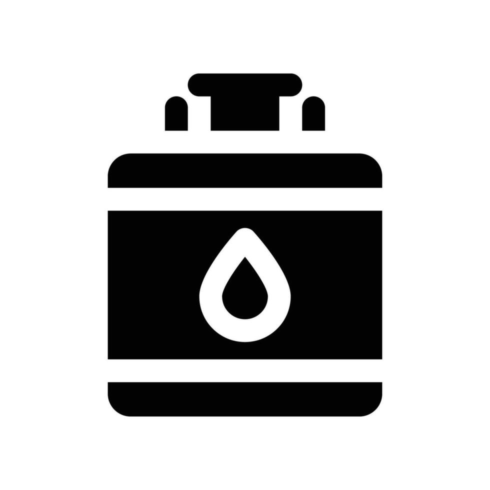 gas tank solid icon. vector icon for your website, mobile, presentation, and logo design.