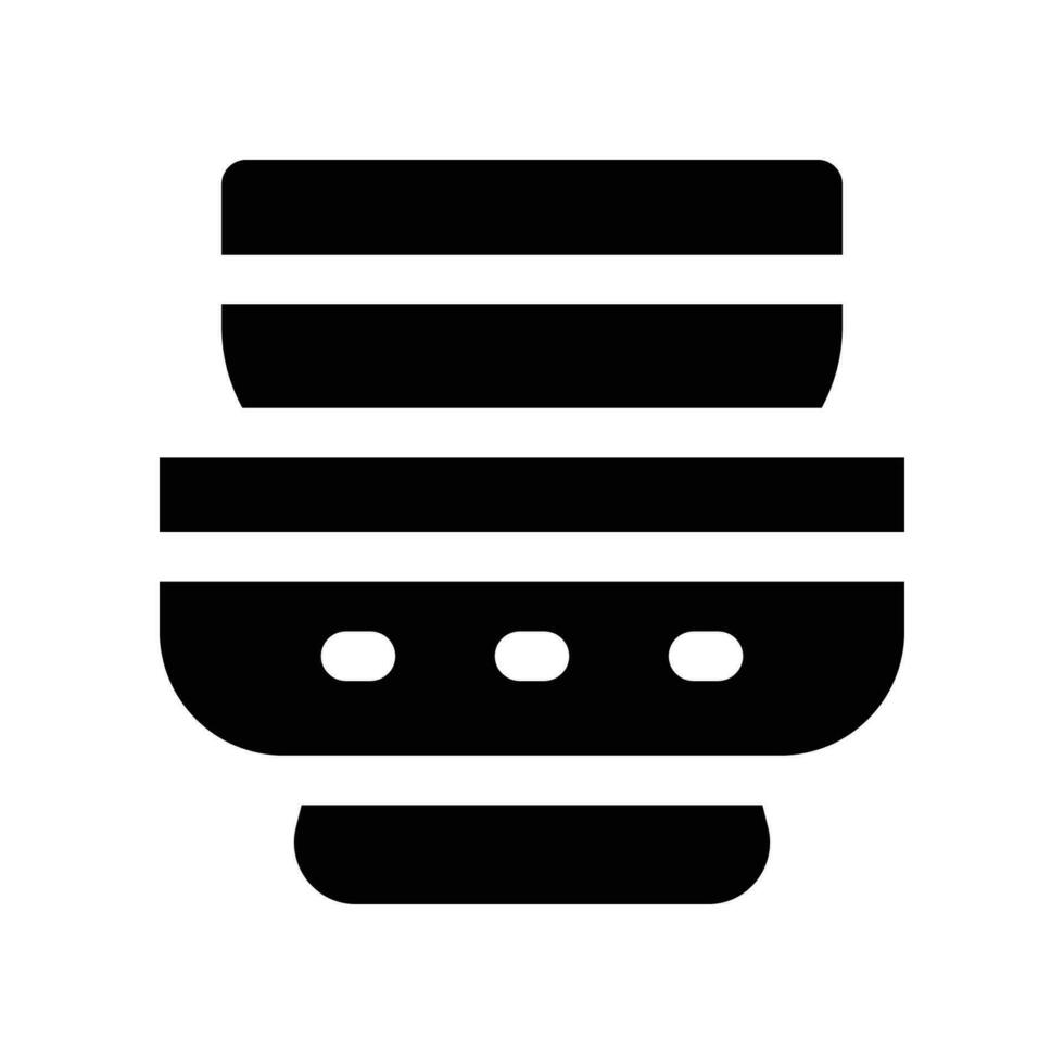 bowl solid icon. vector icon for your website, mobile, presentation, and logo design.