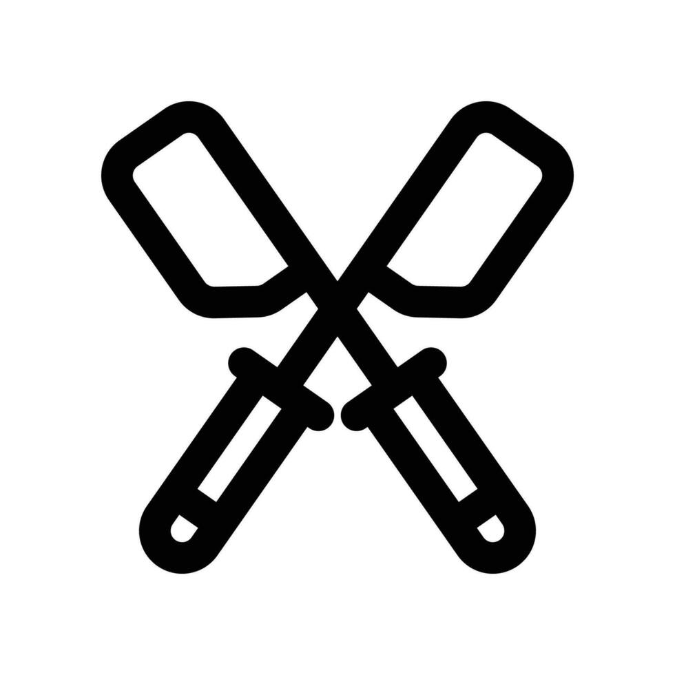paddle line icon. vector icon for your website, mobile, presentation, and logo design.