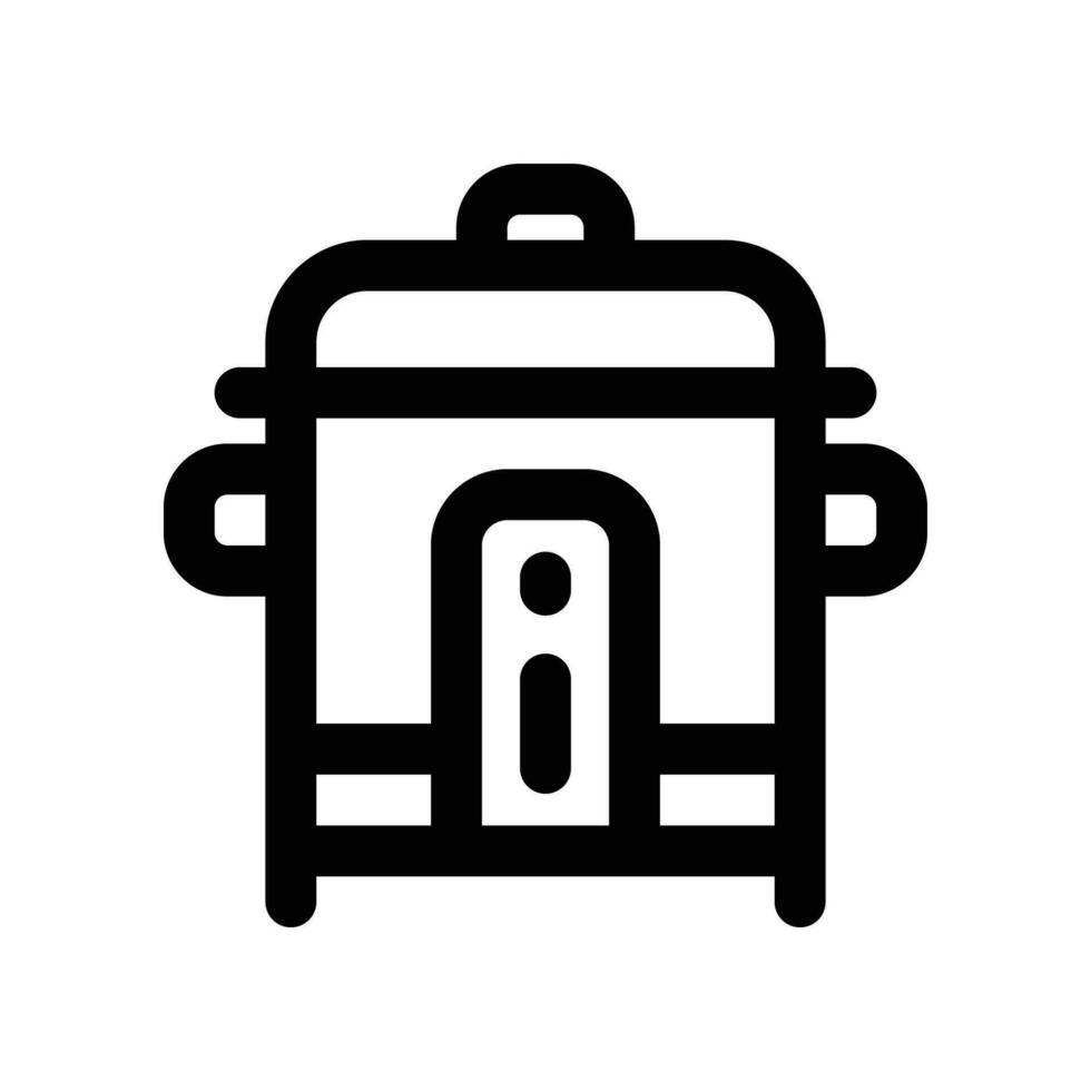 rice cooker line icon. vector icon for your website, mobile, presentation, and logo design.