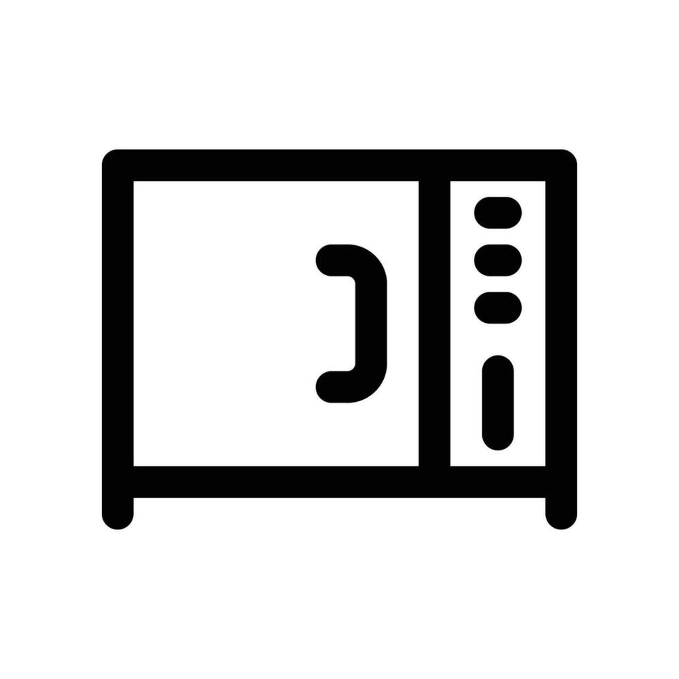 microwave line icon. vector icon for your website, mobile, presentation, and logo design.