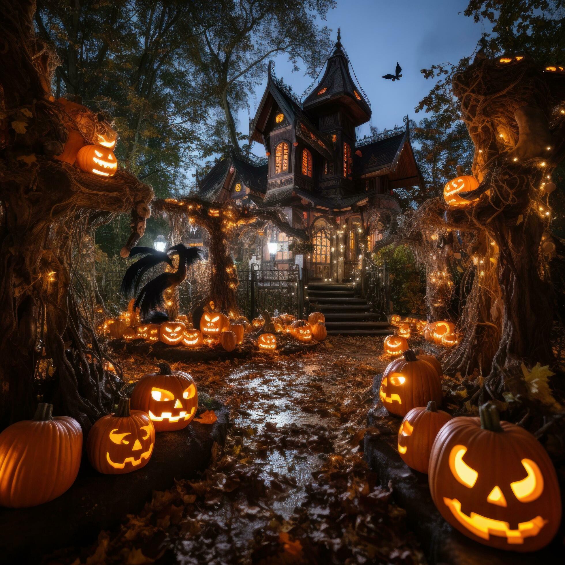 Where To See Halloween Decorations and Haunted Houses in Orange