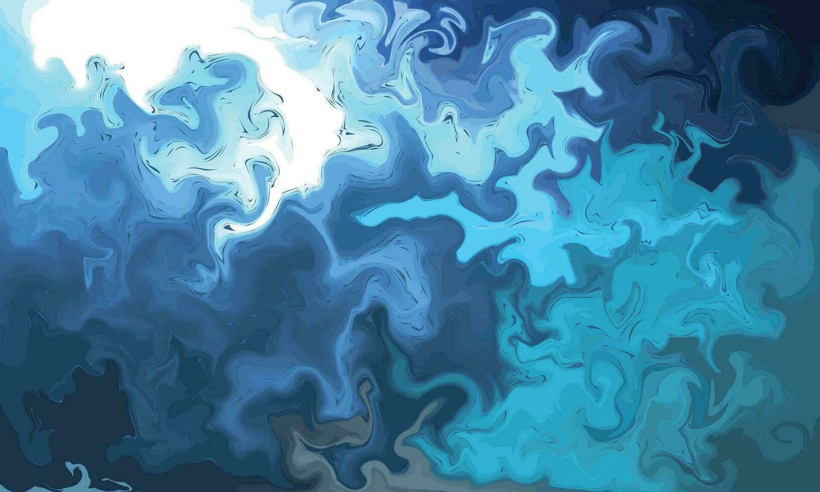 azul resumen fluido mármol antecedentes modelo Copiar espacio. líquido y dinámica remolino forma fondo diseño. contemporáneo Arte gráfico elemento para póster, bandera, o cubrir. vector