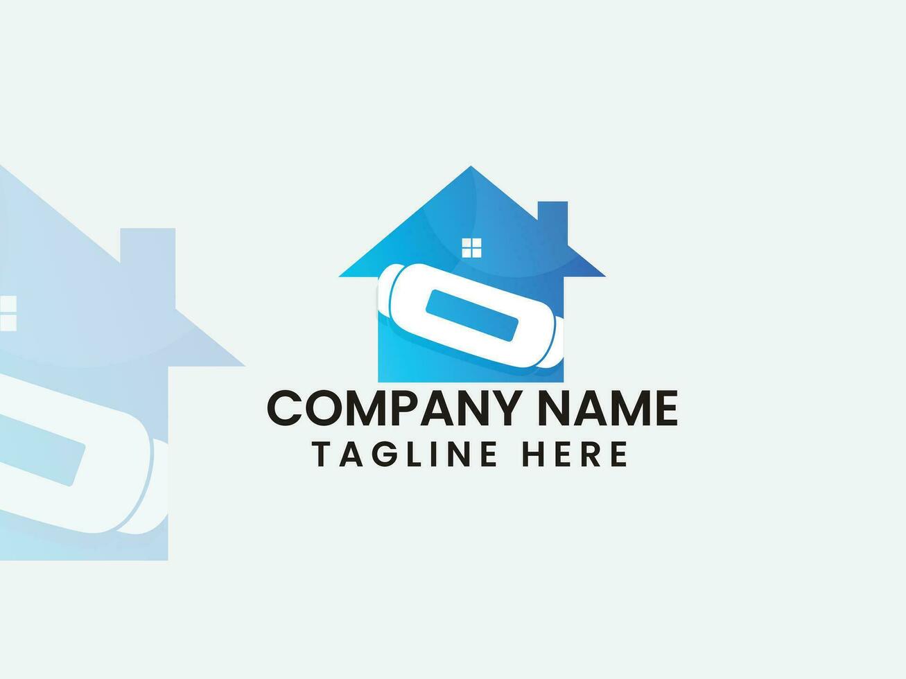 Virtual home logo design. House virtual. Technology. Modern. Finance. Colorful. Virtual room. Real estate. Building. Premium template vector