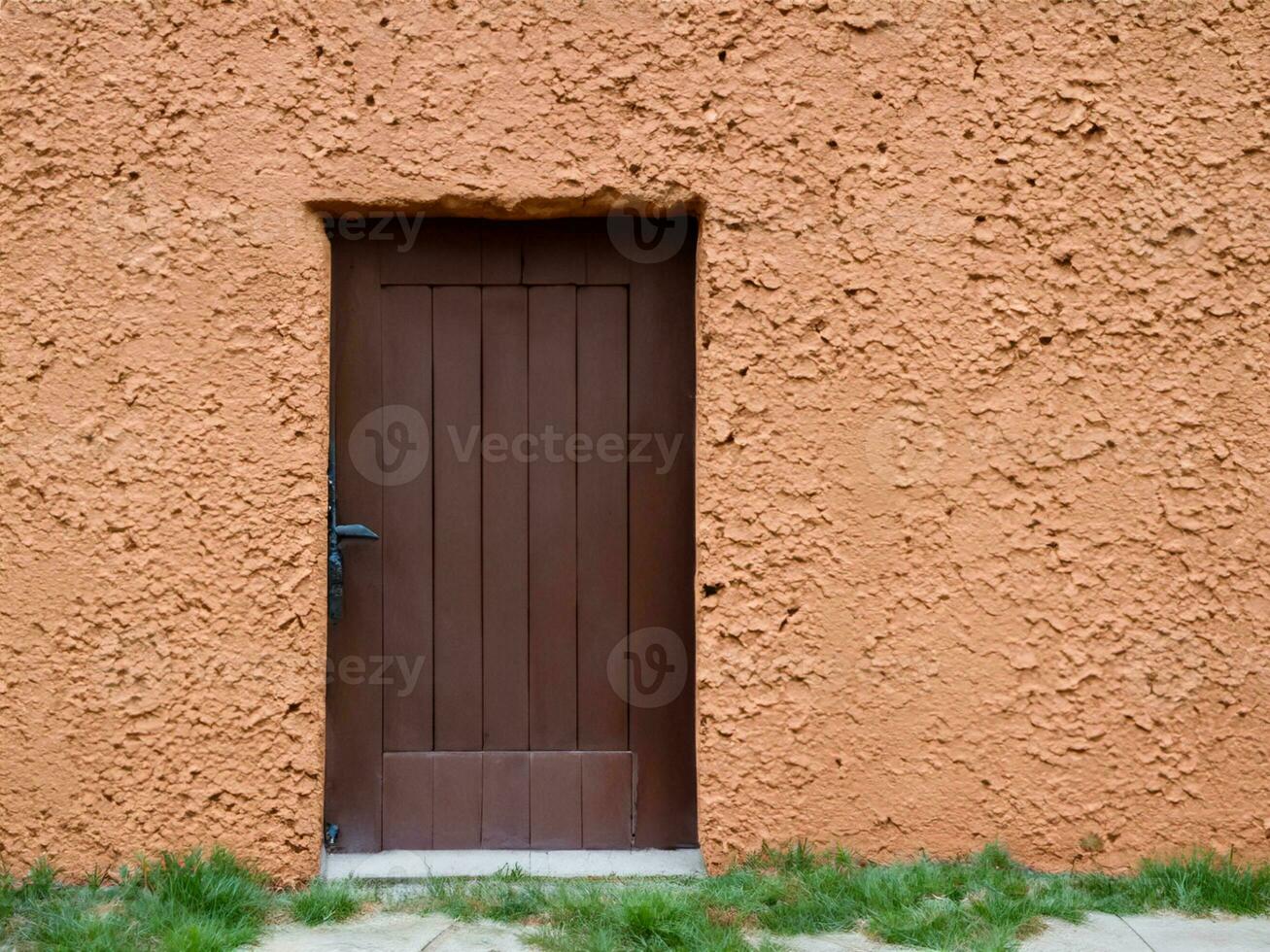 door of an old house. photo