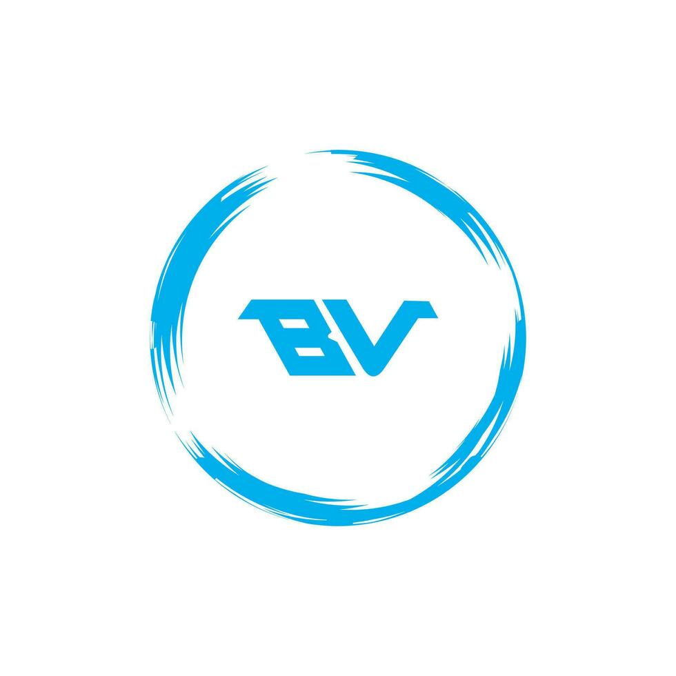 VB BV logo design vector template