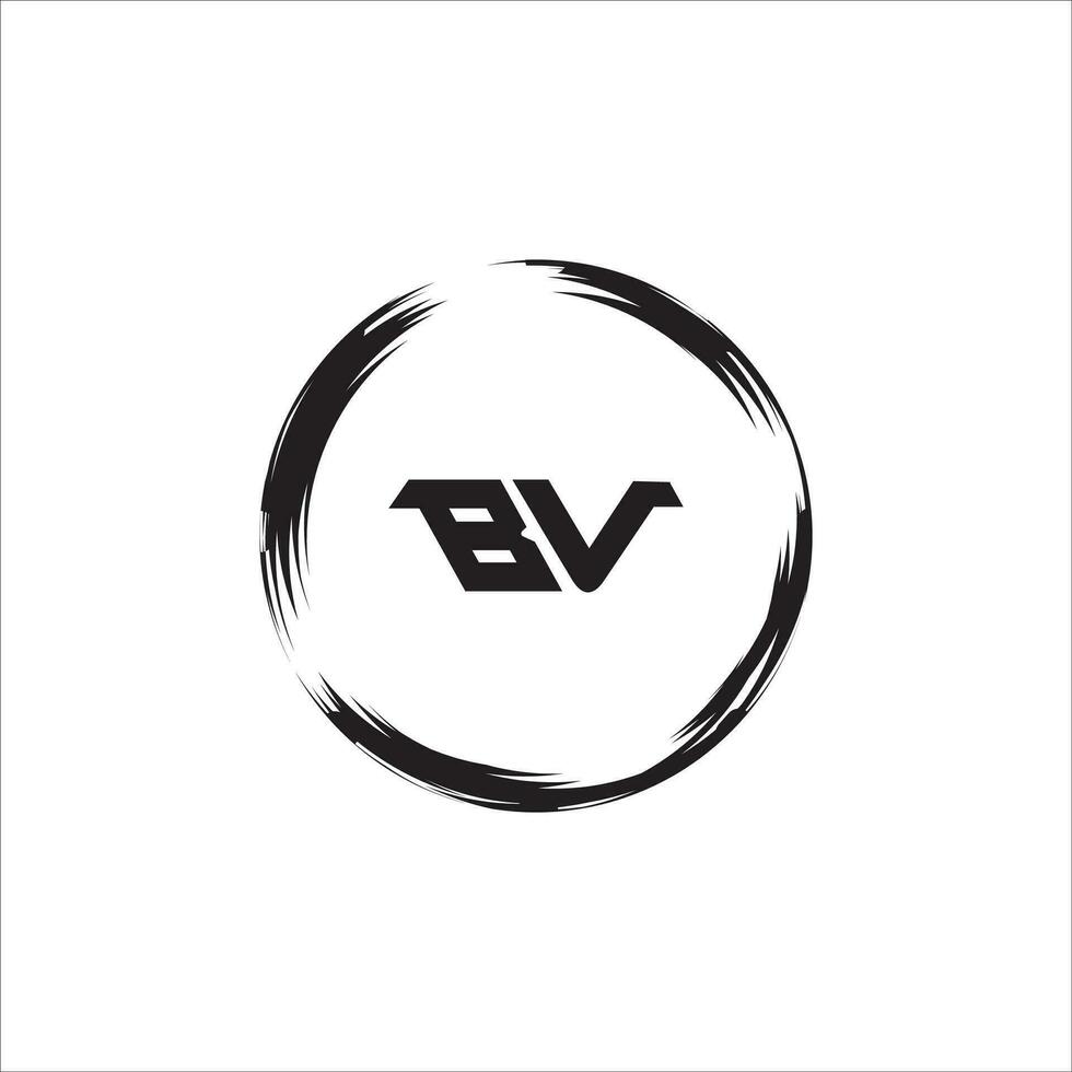 VB BV logo design vector template