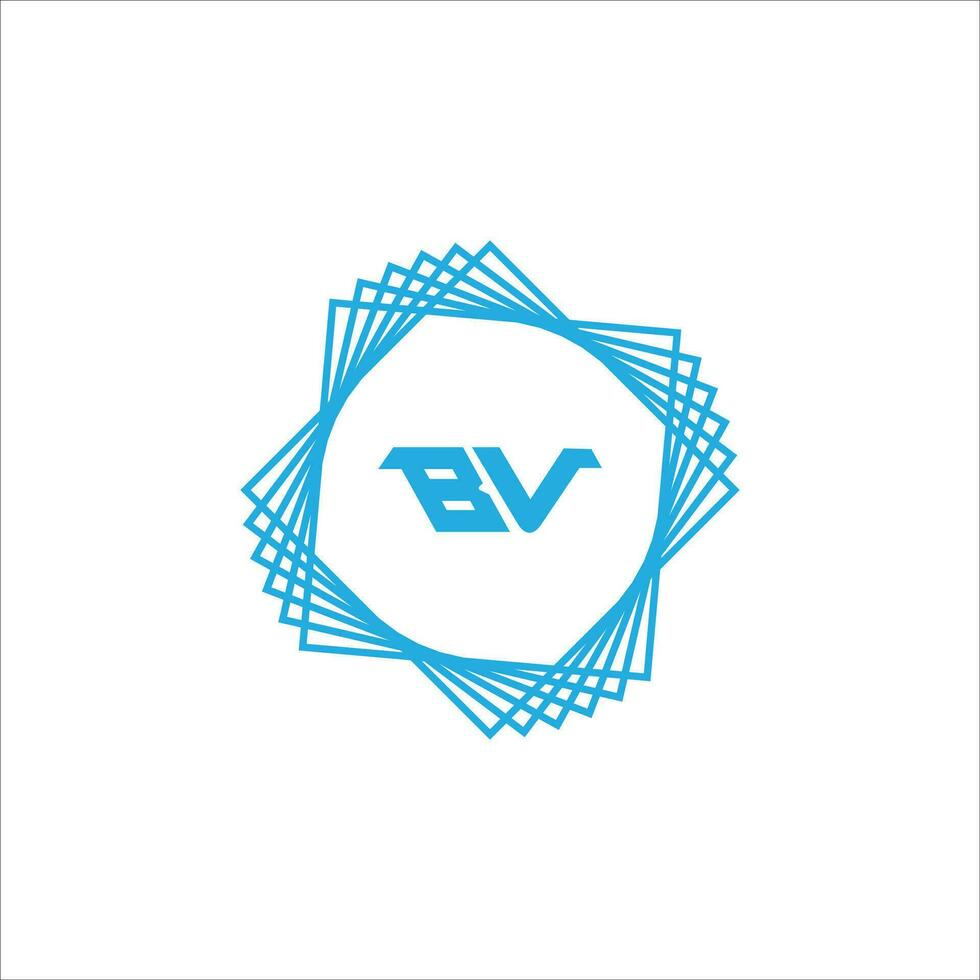 VB BV logo design vector template