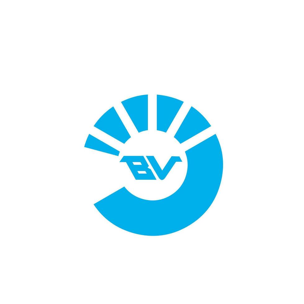 vb bv logo diseño vector modelo