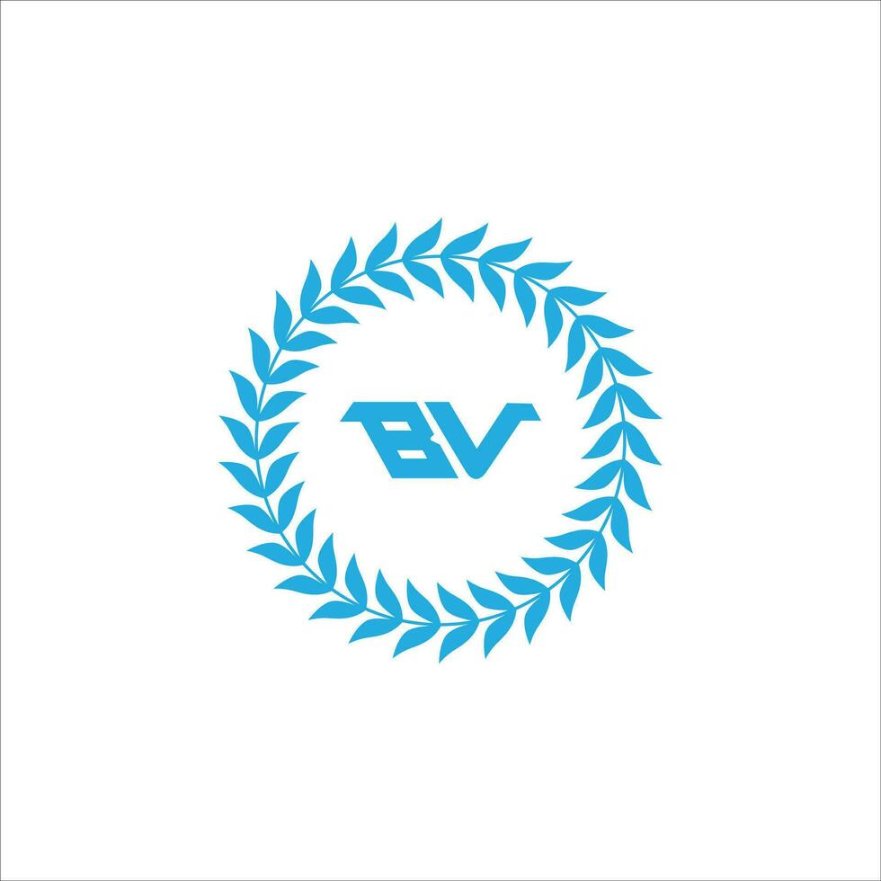 VB BV logo design vector template