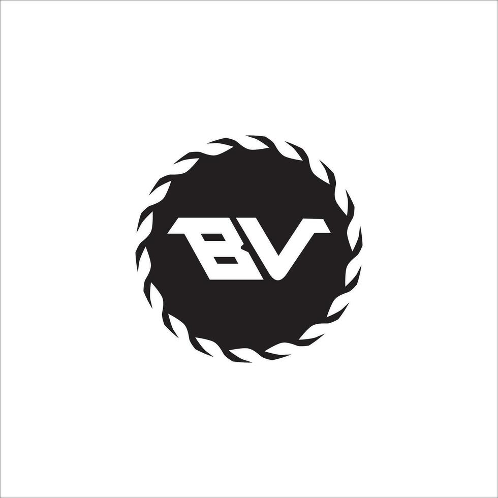 vb bv logo diseño vector modelo