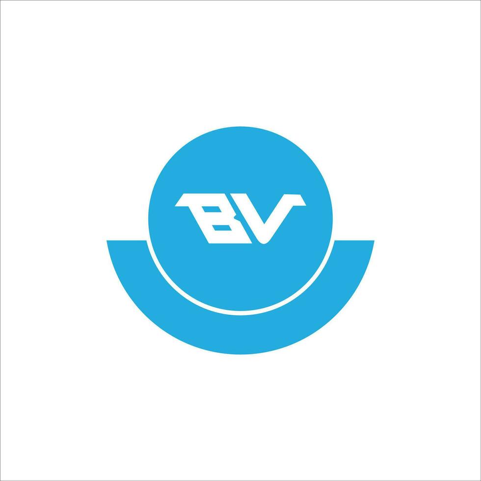 VB BV logo design vector template