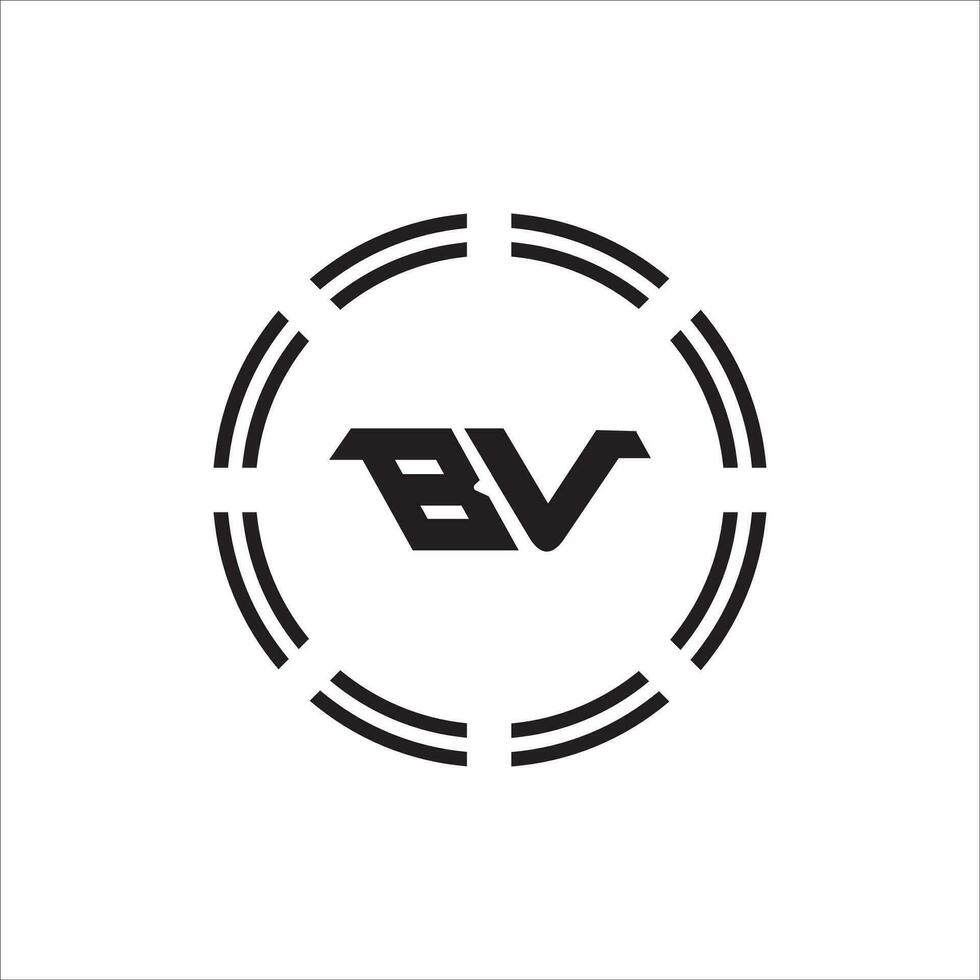 vb bv logo diseño vector modelo