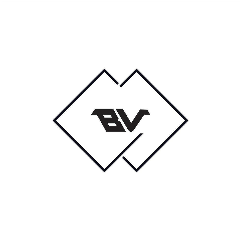 vb bv logo diseño vector modelo