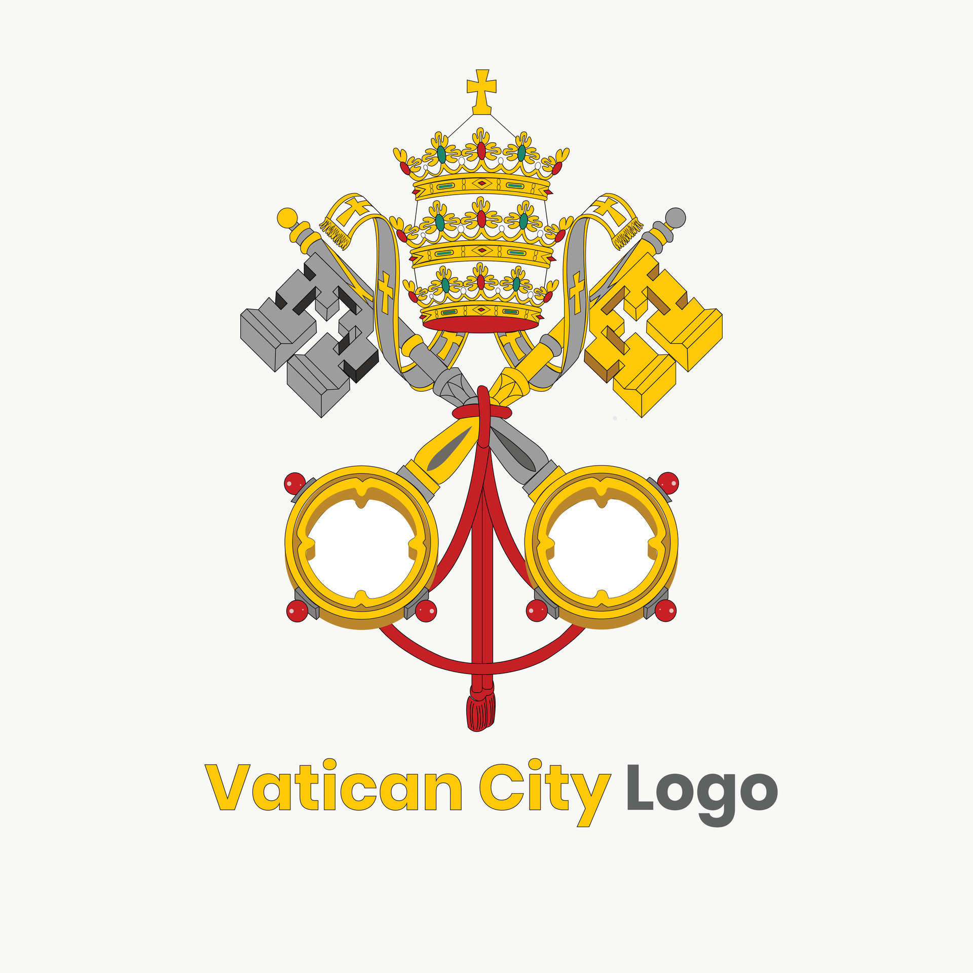 Vatican City Logo 29327004 Vector Art at Vecteezy