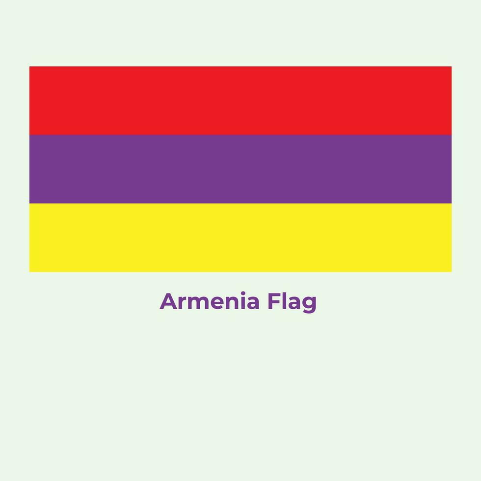 The armenia Flag vector