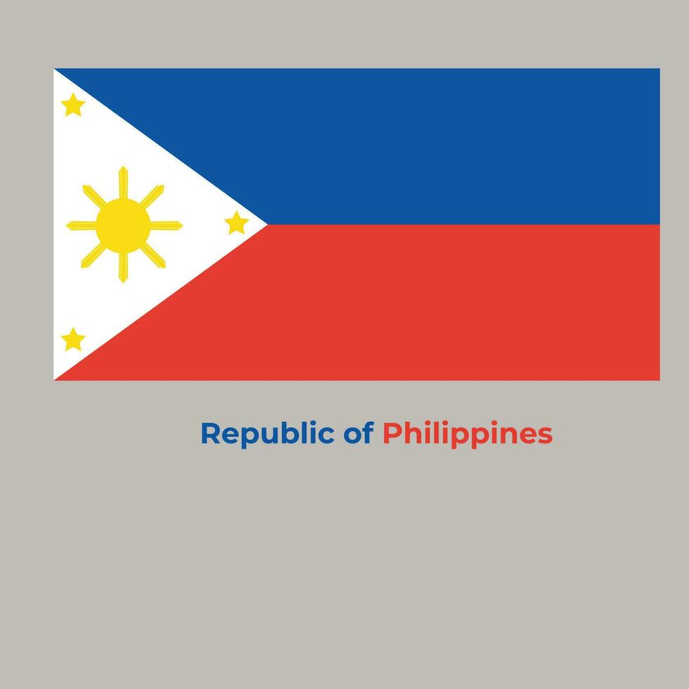 The Philippindes Flag vector
